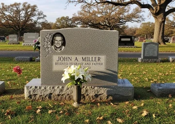 Portrait Engraving on Luxury Headstones