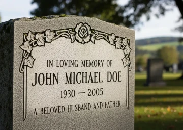 Luxury Headstone Lettering & Typography — Designing an Elegant, Personal Memorial