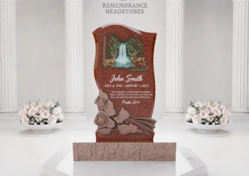 Headstone with Flowers — Every Way Families Add Floral Color to a Memorial