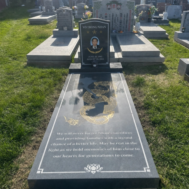 Dragon Full Ledger Granite Memorial