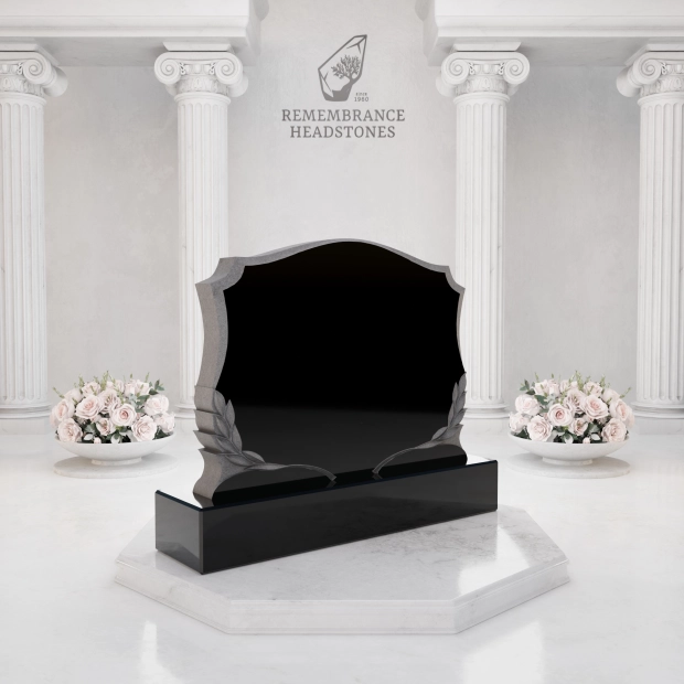 Luxury Hindu Companion Granite Headstone