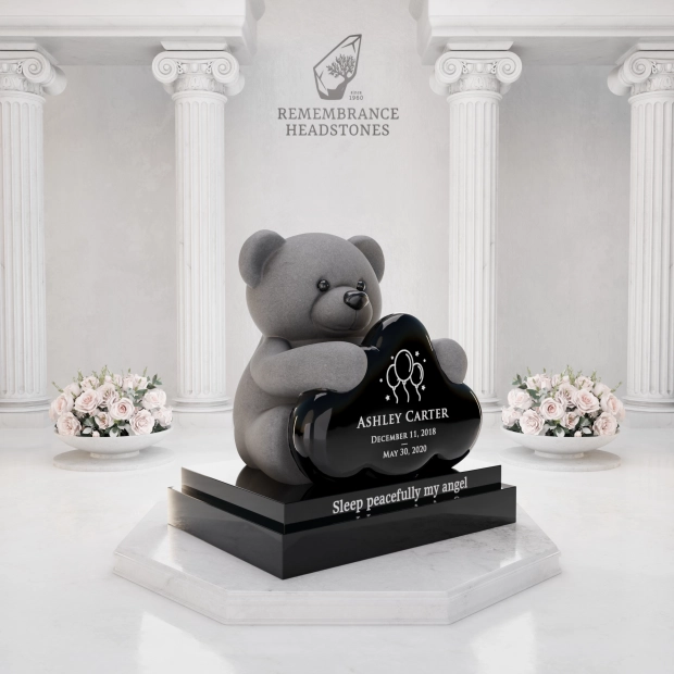 Premium Teddy Bear Cloud Child Memorial