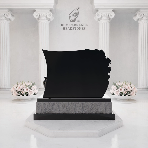 Premium Scroll Shape with Rose Column