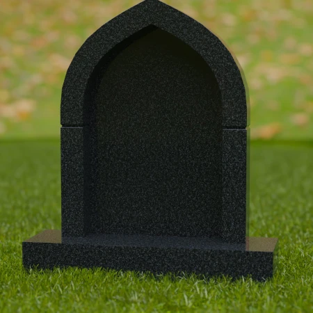 1730 - Gothic Arch Memorial Headstone – Timeless Elegance