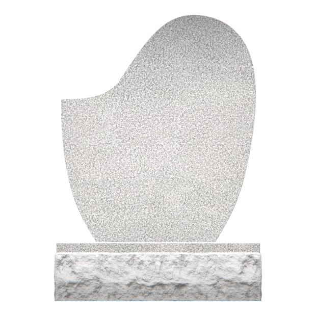 1209020 - Modernes abstraktes Denkmal mit glattem Kurvendesign