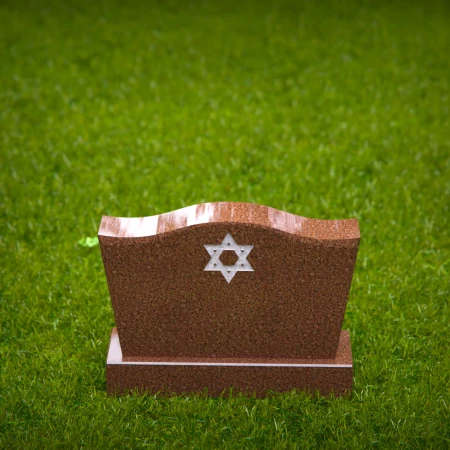 1400 - Jewish Memorial Headstone - 2