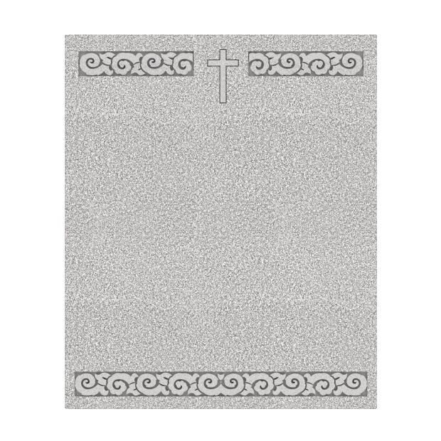 1605153 - Halbes Hauptbuch mit Kreuz und Schmuckdetail