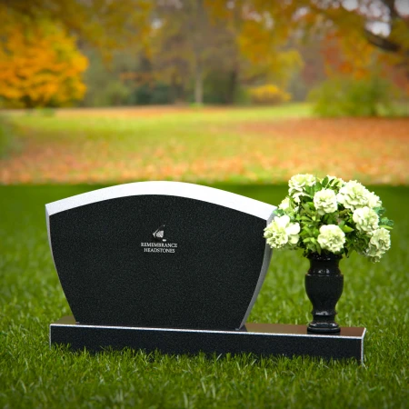 1353 - Modern Granite Headstone – Elegant and Lasting Memorial