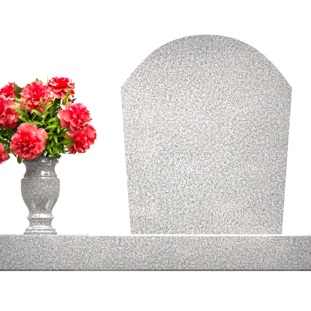 1201057 - Classic Arched Granite Headstone