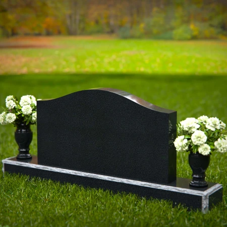 1349 - Elegant Granite Companion Headstone - 55