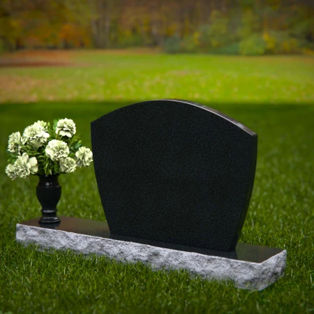 1356 - Classic Arched Granite Headstone – A Timeless Memorial - 53