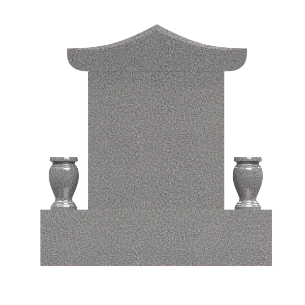 1209175 - Upright Memorial with Phoenix of Eternity and Lotus of Peace           