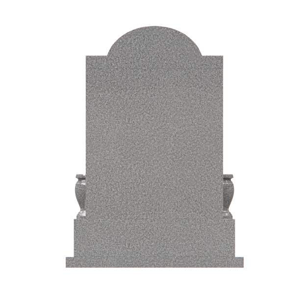 1209176 - Oriental Headstone with Tigers and Mountain Motif                              