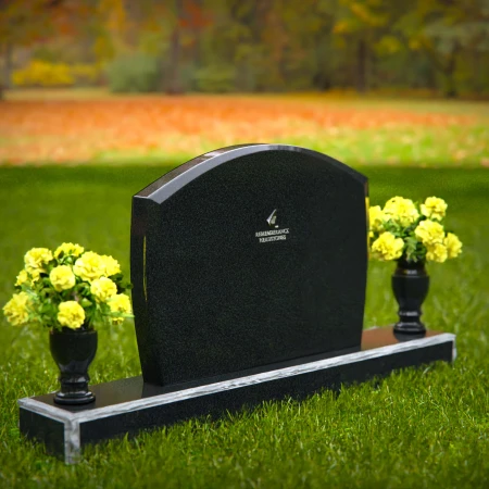 1355 - Elegant Arched Headstone – A Lasting Tribute - 52