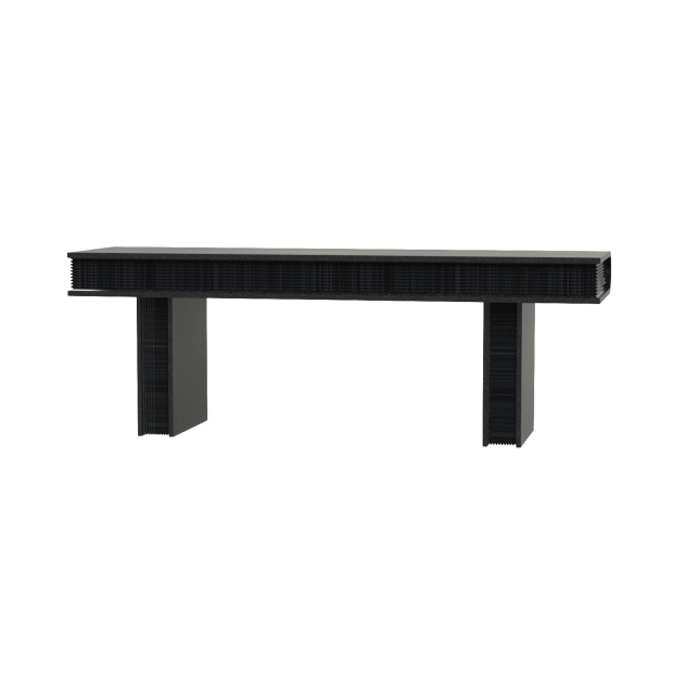 Premium Granite Memorial Bench with Two-Pier Legs & Hand-Finished Edge
