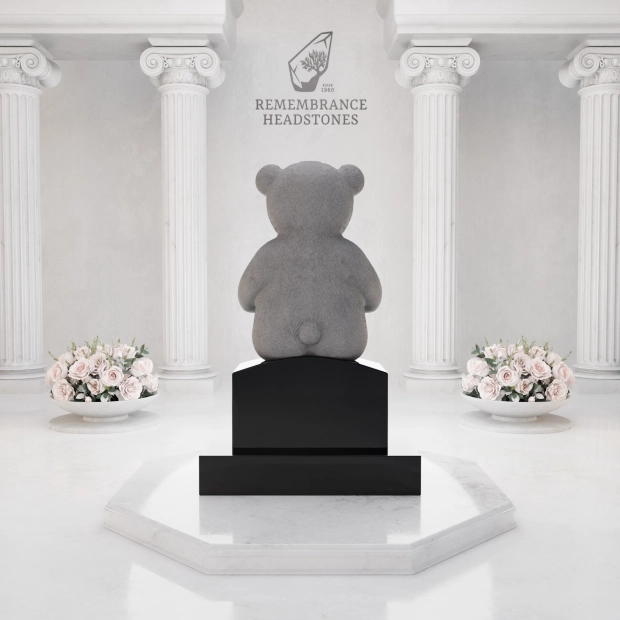 Luxury Teddy Bear Heart Child Memorial