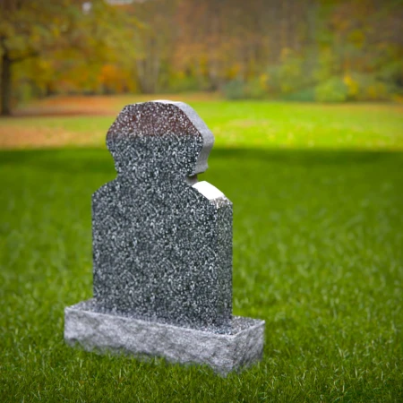 1468 - Custom Granite Dog Memorial Headstone with Engraved 3D Portrait - 5