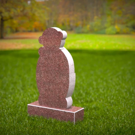 1452 - Teddy Bear Memorial Headstone for Children - 4