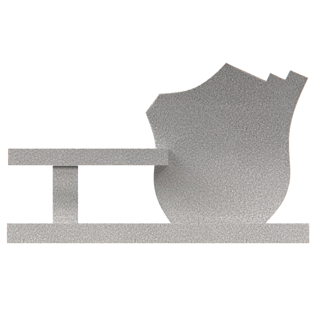 1509179 - Elegant Bench Memorial with Shield and Flowers                       