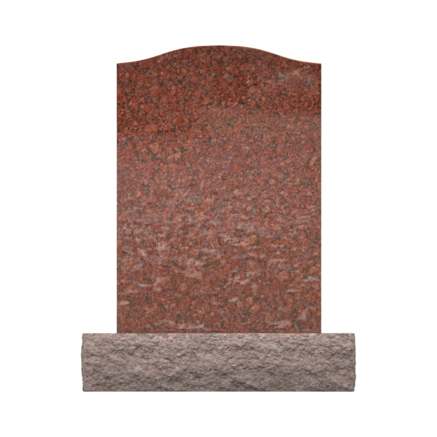 1205023 - Upright Monument With Carved Angel Relief in Serene Landscape