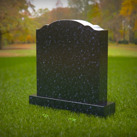 1411 - Islamic Headstone with Arabic Calligraphy in a Tranquil Cemetery - 6