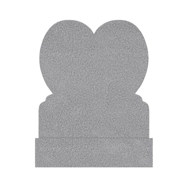 1201008 - Lápida Conmemorativa en Forma de Corazón - Un Símbolo de Amor y Recuerdo Eterno