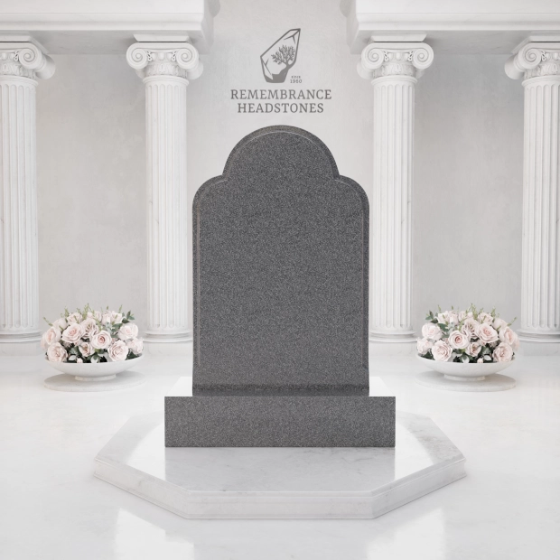 Luxury Angel Portrait Granite Headstone