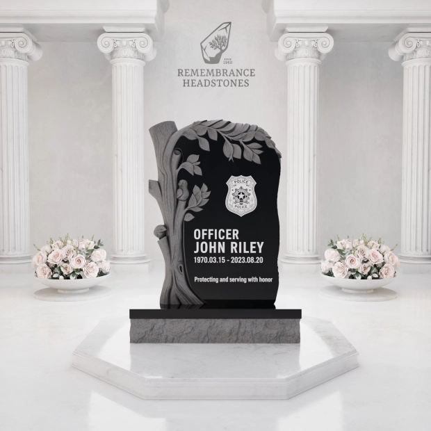 Premium Tree of Honor Special Shape Granite Memorial