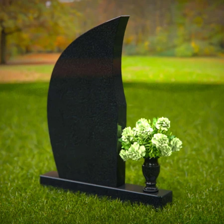 1354 - Sleek Contemporary Headstone – Timeless Tribute in Granite - 52