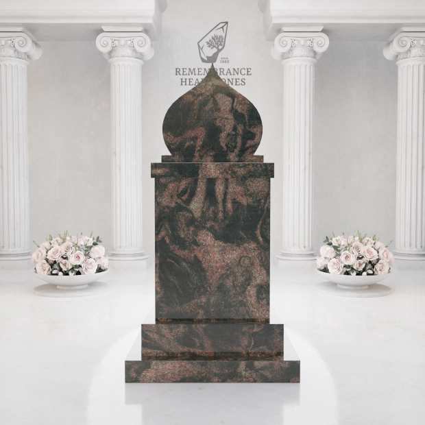 Luxury Islamic Crescent Ledger Memorial
