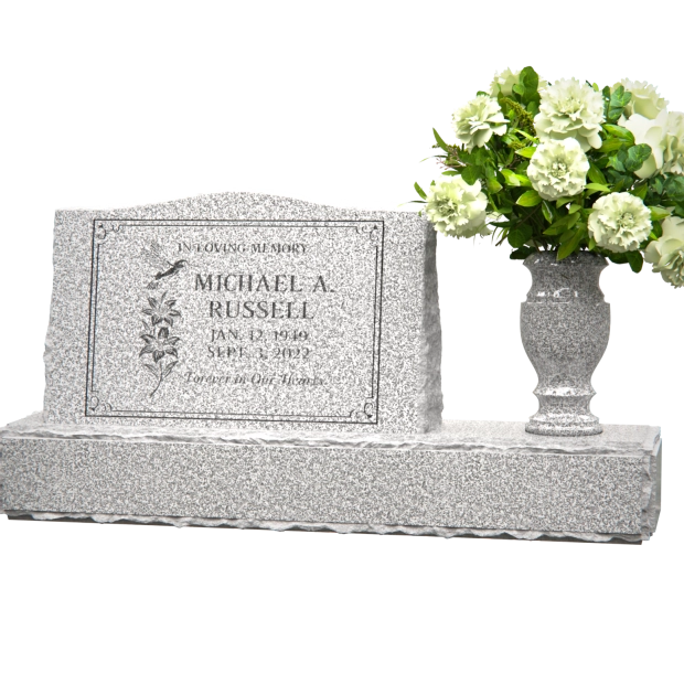 1306003 - Zeitlose Gedenk-Granit Grabstein