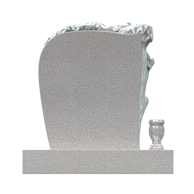 1201122 - Headstone with Tree and Leaf Carving