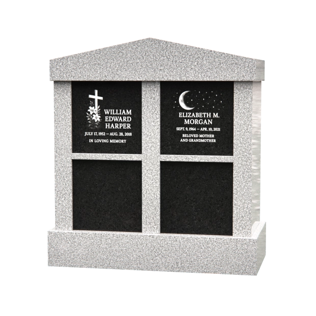 1701007 - Elegante Columbario Conmemorativo con Cuatro Compartimentos de Nicho