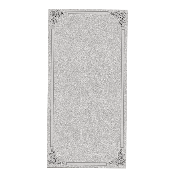 1601131 - Klassischer flacher Ledger Grabstein