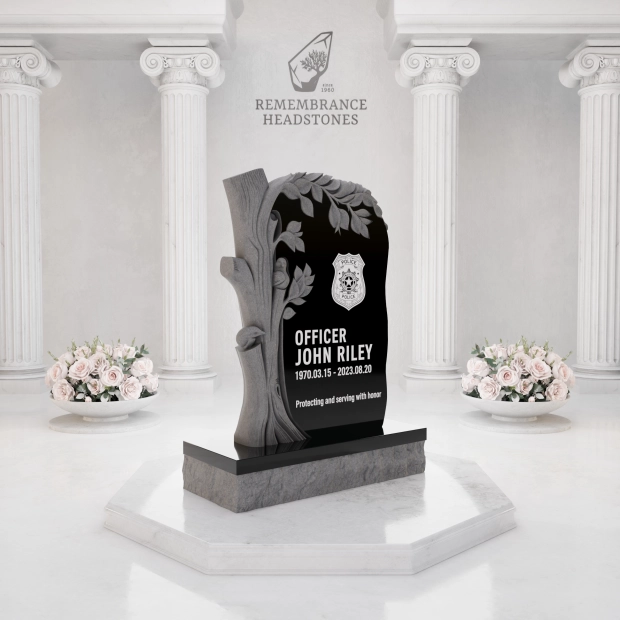 Premium Tree of Honor Special Shape Granite Memorial