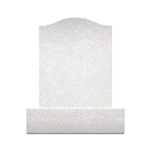 1201012 - Stehender Grabstein aus Granit mit religiösem Rosenkranz- und Rosendesign