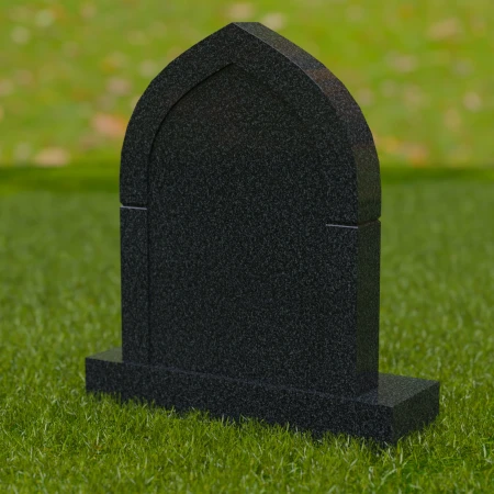 1730 - Gothic Arch Memorial Headstone – Timeless Elegance - 5