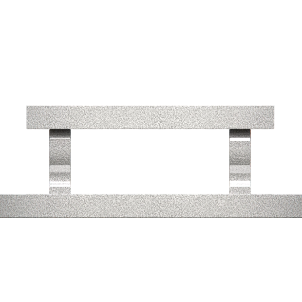 1501018 - Granite Companion Bench Memorial Wth Doves, Rings, and Cross