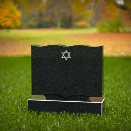 1383 - Timeless Jewish Memorial Headstone