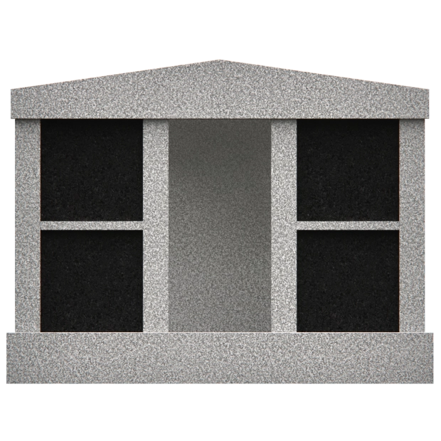 1701055 - Modern Columbarium Memorial With Sheltered Niche and Four Panels