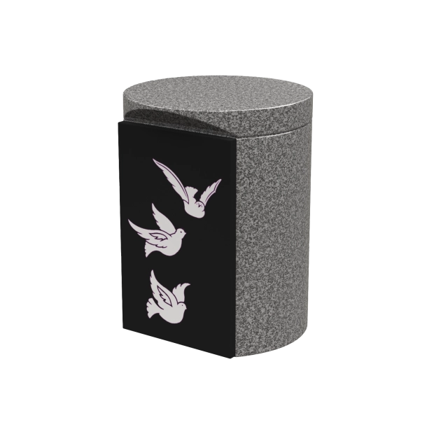 1808138 - Memorial Urn with Doves of Peace