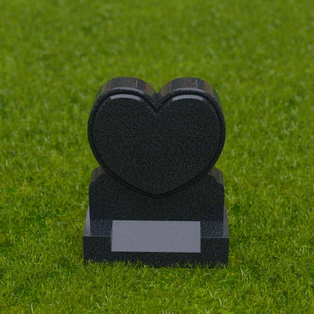 1692 - Heart-Shaped Memorial Headstone – A Symbol of Love and Everlasting Remembrance - 6