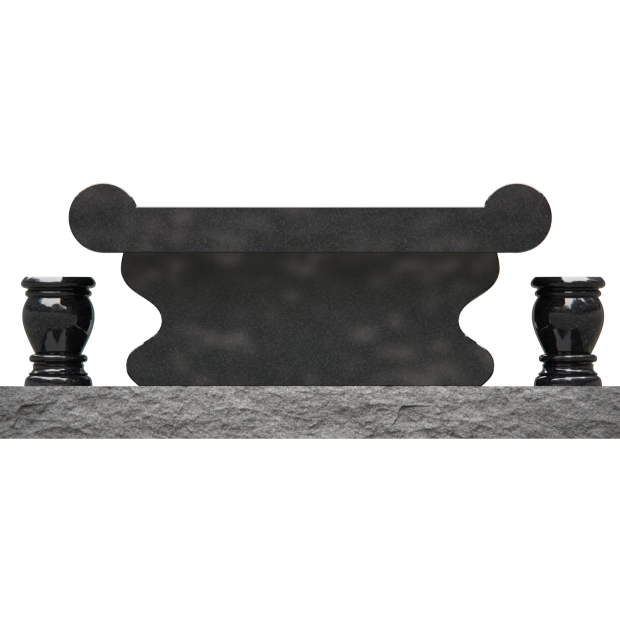 1506021 - Elegante Banco Conmemorativo con Diseño Clásico de Filigrana