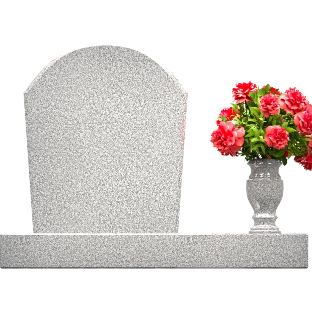 1201057 - Classic Arched Granite Headstone
