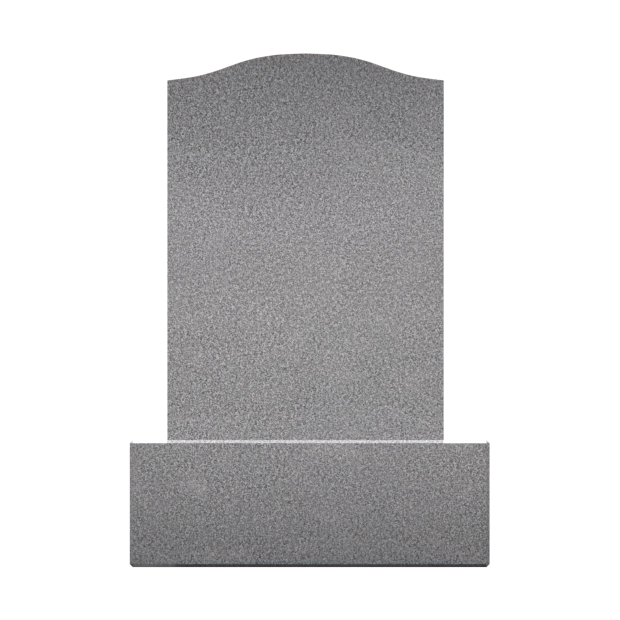 1201026 - Upright Monument With Religious Oval Relief in Peaceful Setting