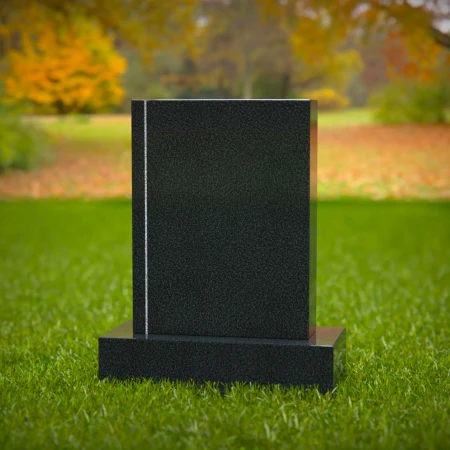 1602 - Minimalist Memorial Headstone with Elegant Design