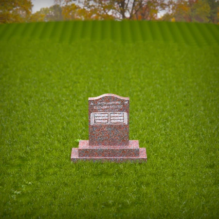 1421 - Islamic Headstone with Quran Engraving and Arabic Inscription - 3