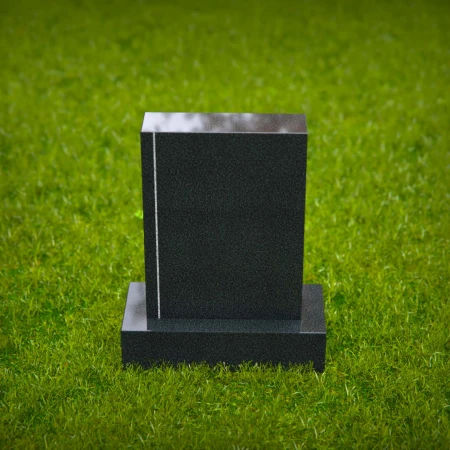 1602 - Minimalist Memorial Headstone with Elegant Design - 5