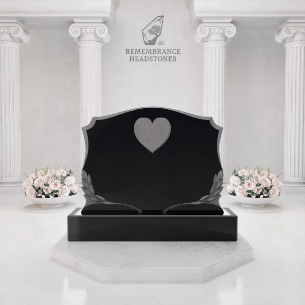Luxury Hindu Companion Granite Headstone