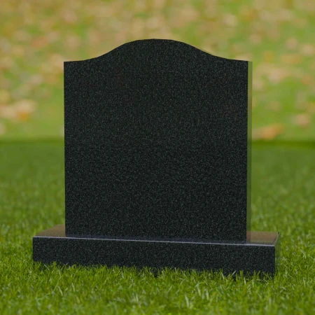 1718 - Classic Memorial Headstone with Curved Top